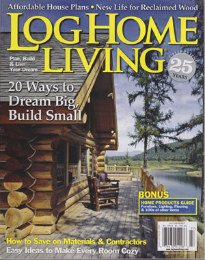 Log Home Living cover
